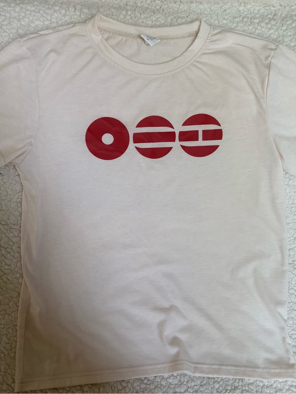 Cream UNOFFICIAL BTS concert t shirt ArirangGraphic